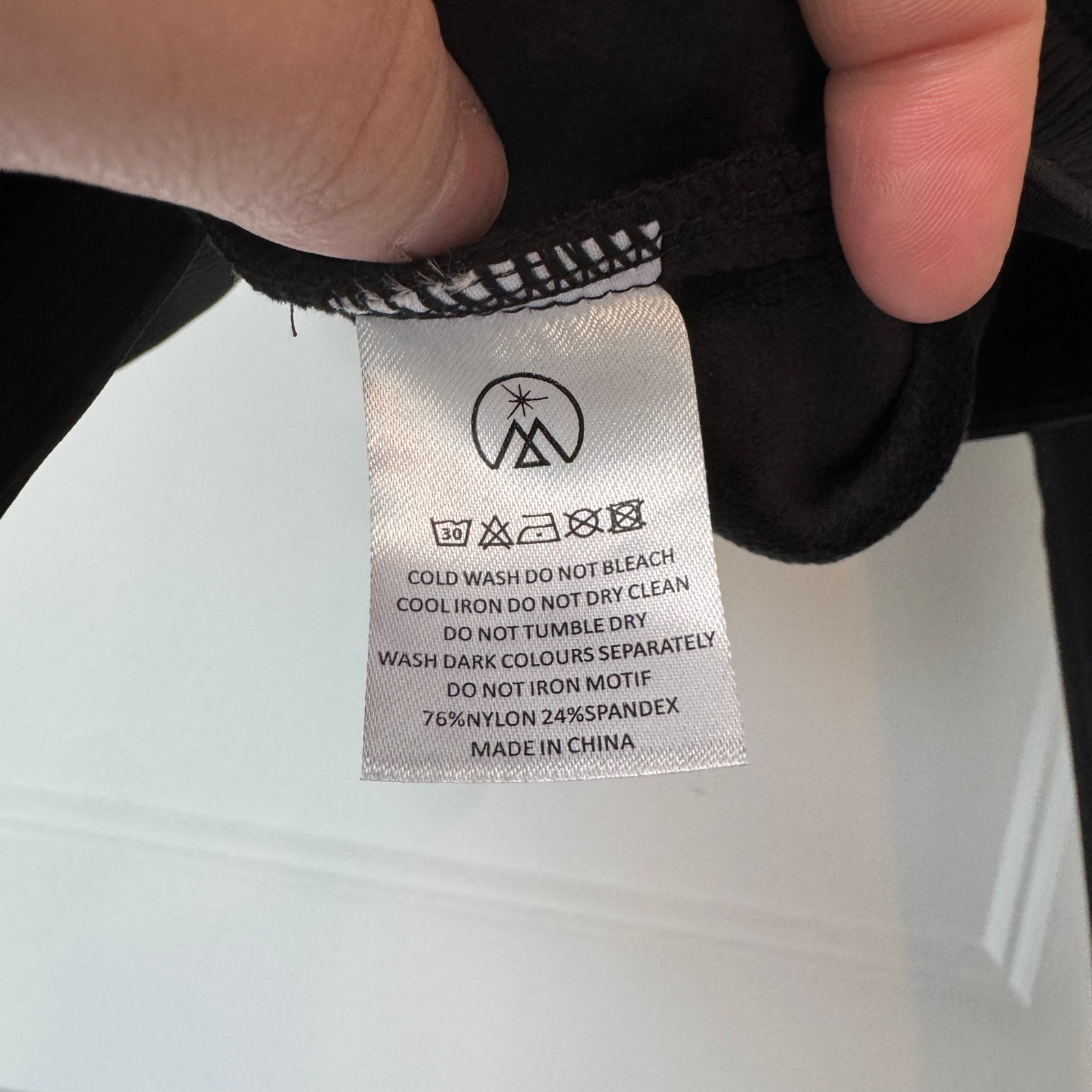 Nwot My Sunday Ski Ribbed Zip Up Mid Layer - Black — image 7 of 8